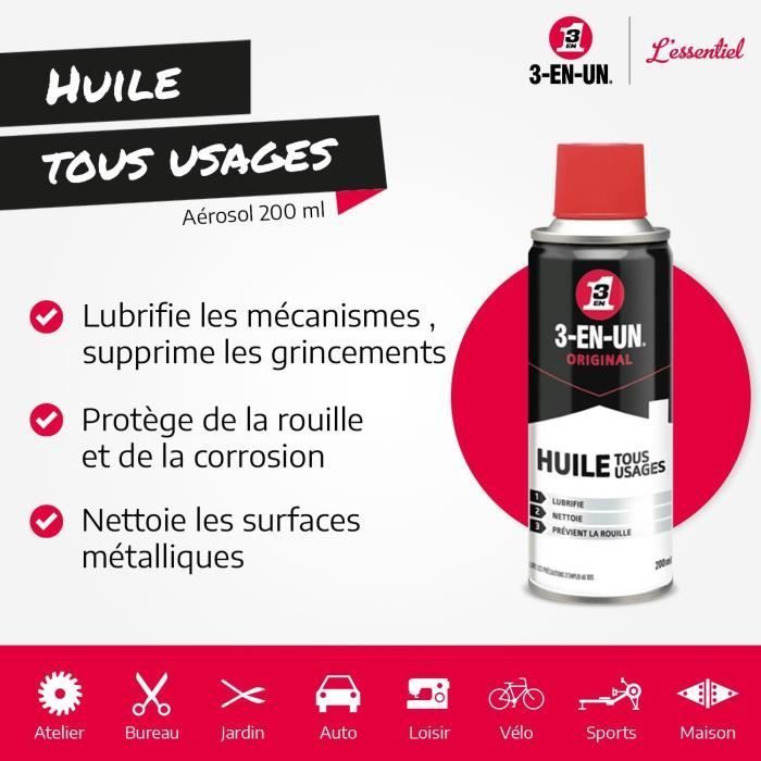 3-EN-UN Huile Tous Usages aérosol - 200 ml