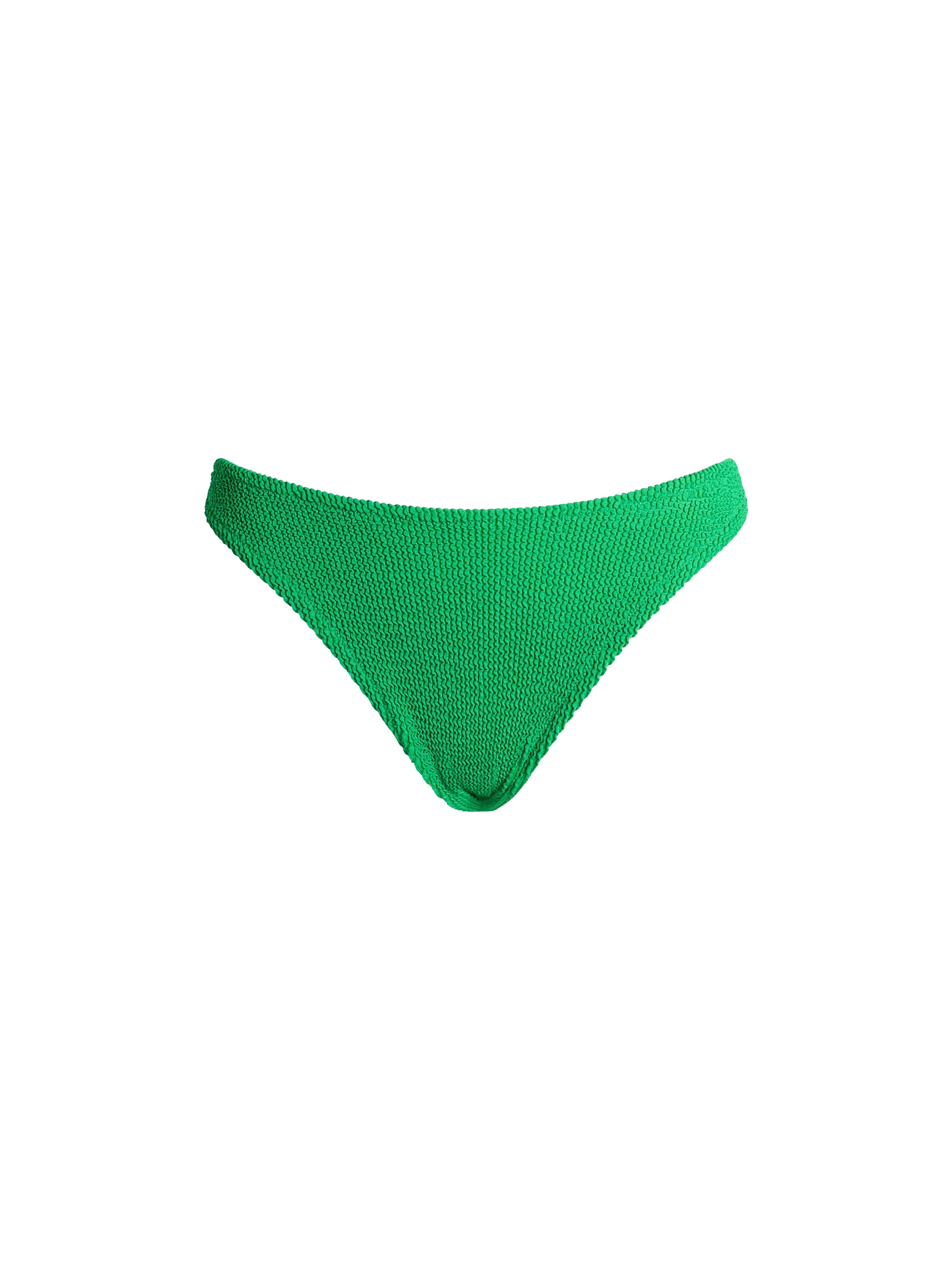 Elise Klassieke Groene Crinkle Zwembroek voor Dames