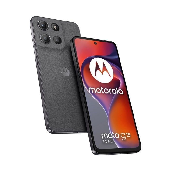 Android-Smartphone – MOTOROLA – Moto G15 Power – 8 GB RAM – 256 GB Speicher – IP54 wasserbeständig – 6000-mAh-Akku