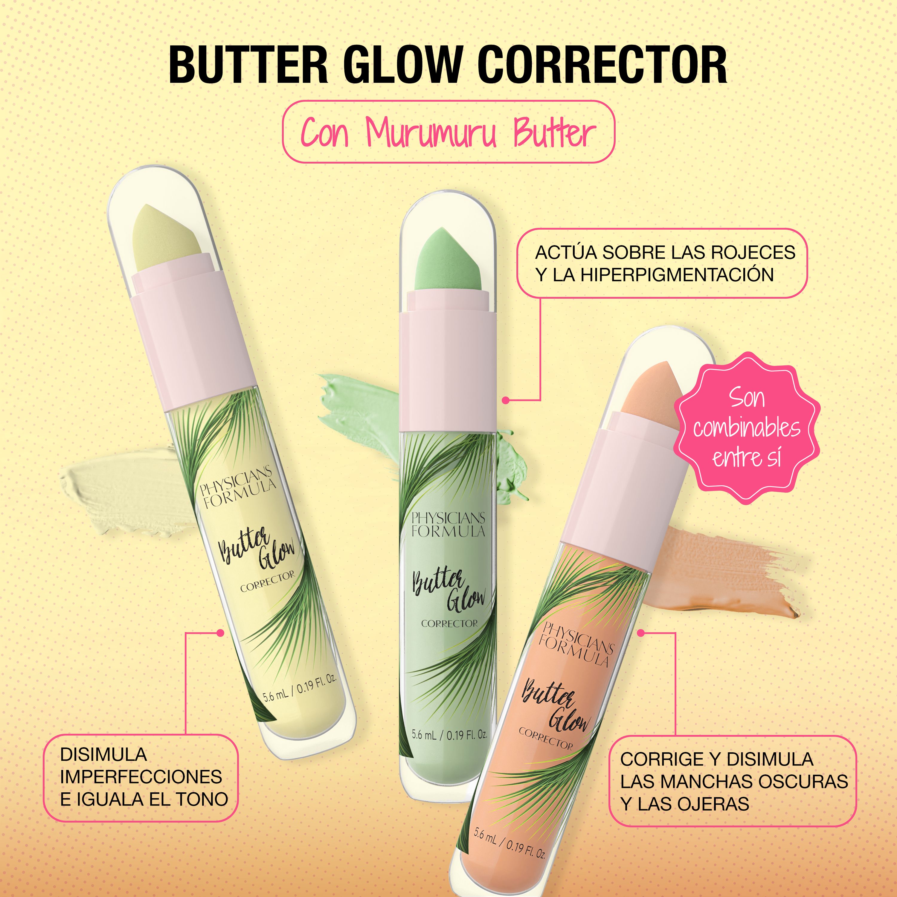 Korektor Butter Glow Korektorji ličil za temne kolobarje in kolobarje pod očmi