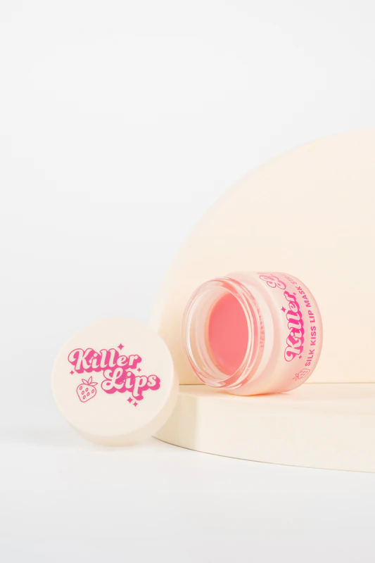Hydratačná maska na pery Killer Lips Silk Kiss s jahodovou vôňou