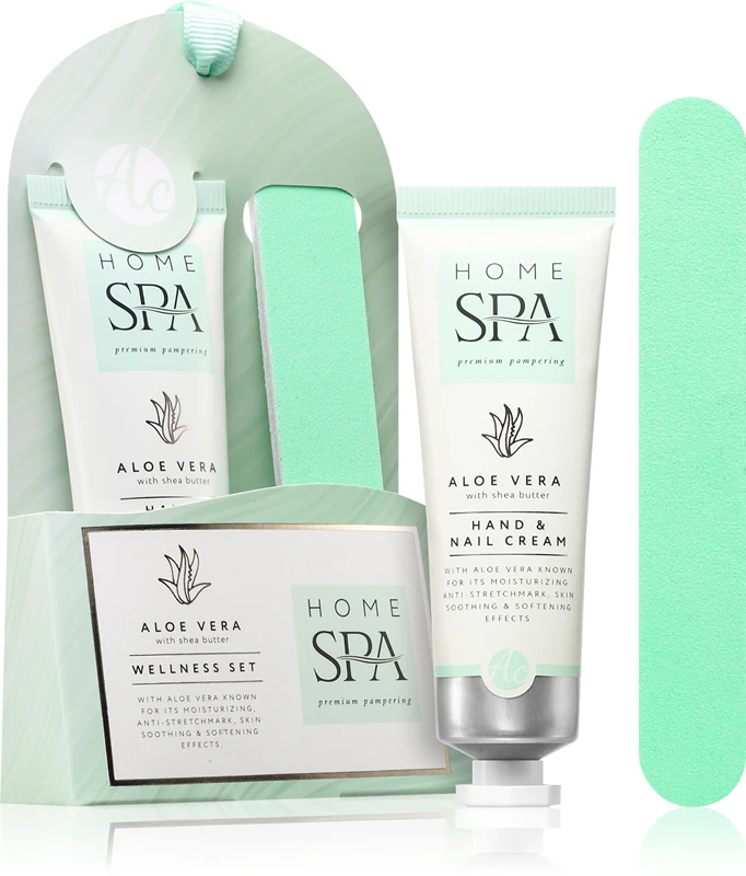 Kit de presente Accentera HOME SPA para mãos e unhas, ideal para mulheres.