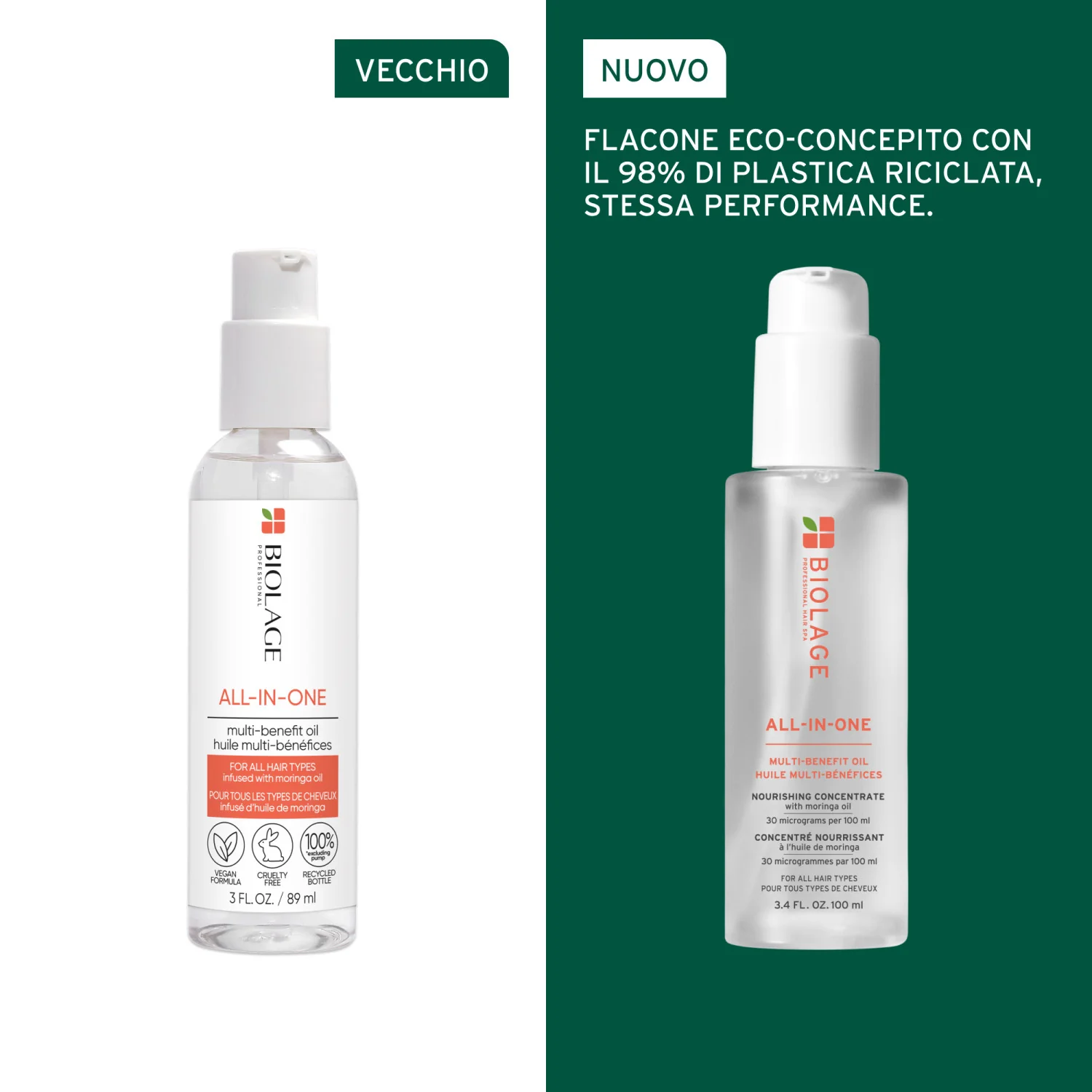Styling All-In-One Olio Styling Multi-Beneficio - Olio Capelli Styling & Finish, Olio Capelli, Pre-Shampoo