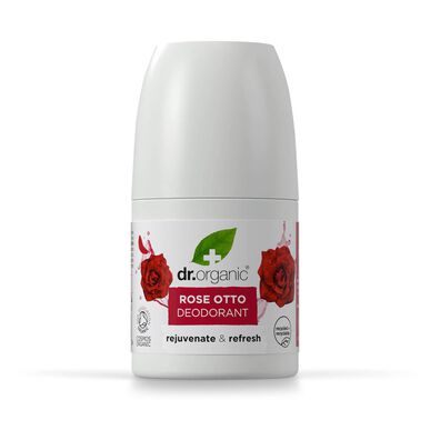 Dr. Organic Deodorant med økologisk damaskrose 50ml