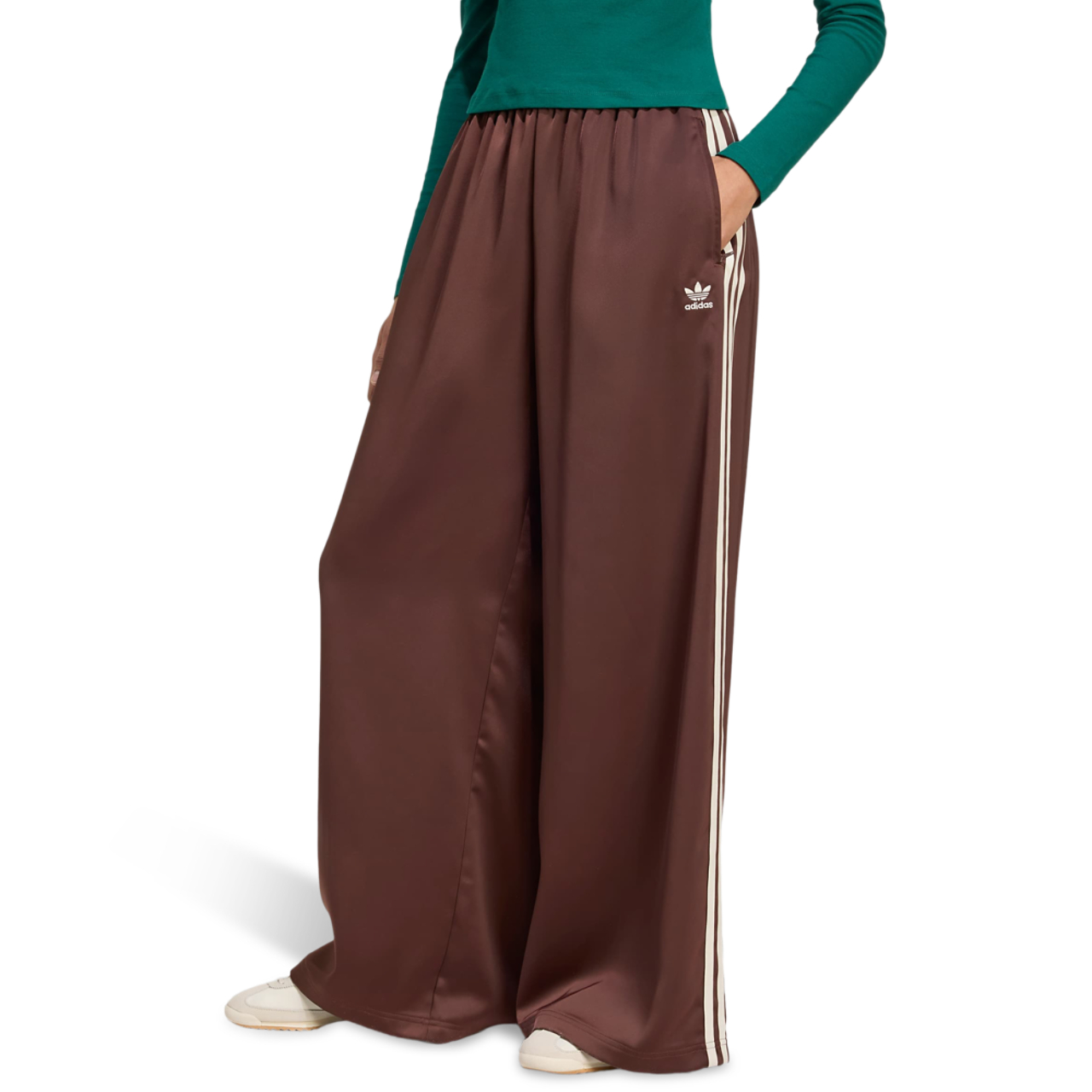 Adidaksen Adicolor Satin Wide Leg Track -lenkkarit