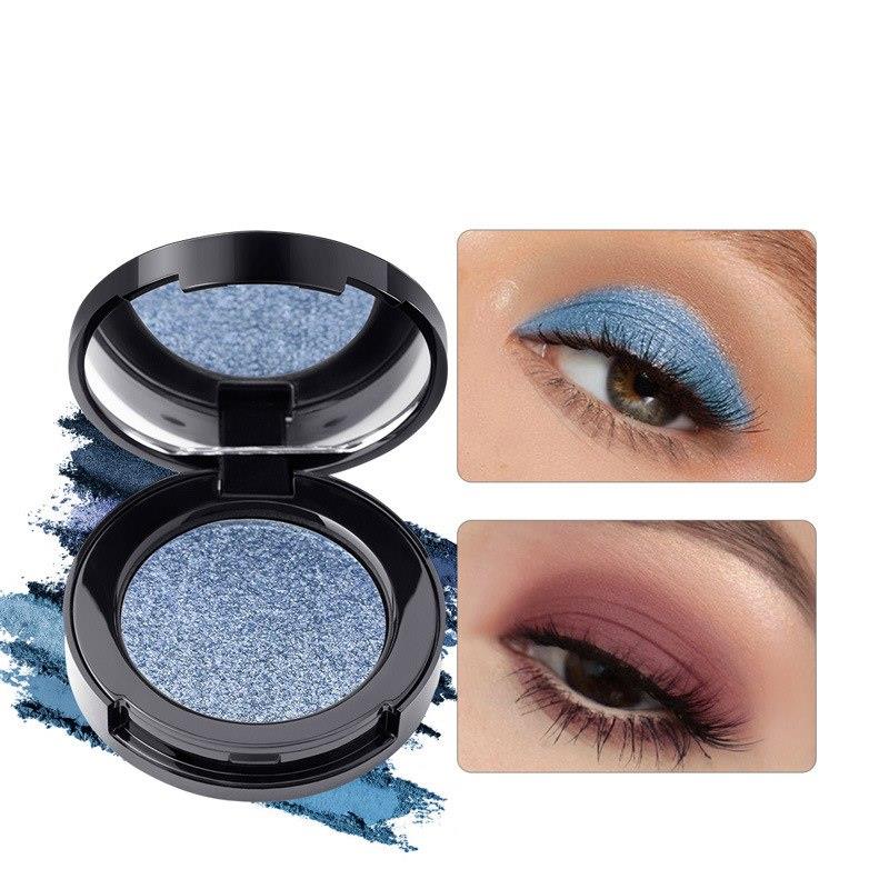 Paleta monocromática de sombras de ojos con purpurina de 16 colores, acabado mate, resistente al agua y de larga duración (22 g).