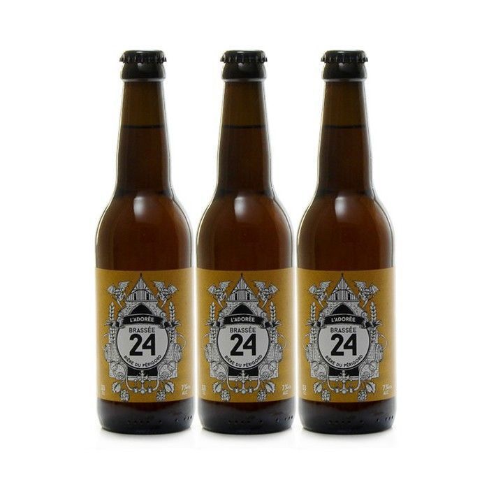 Confezione da 3 birre L'Adorée Blonde, prodotte dal birrificio artigianale Sarlat, 33 cl