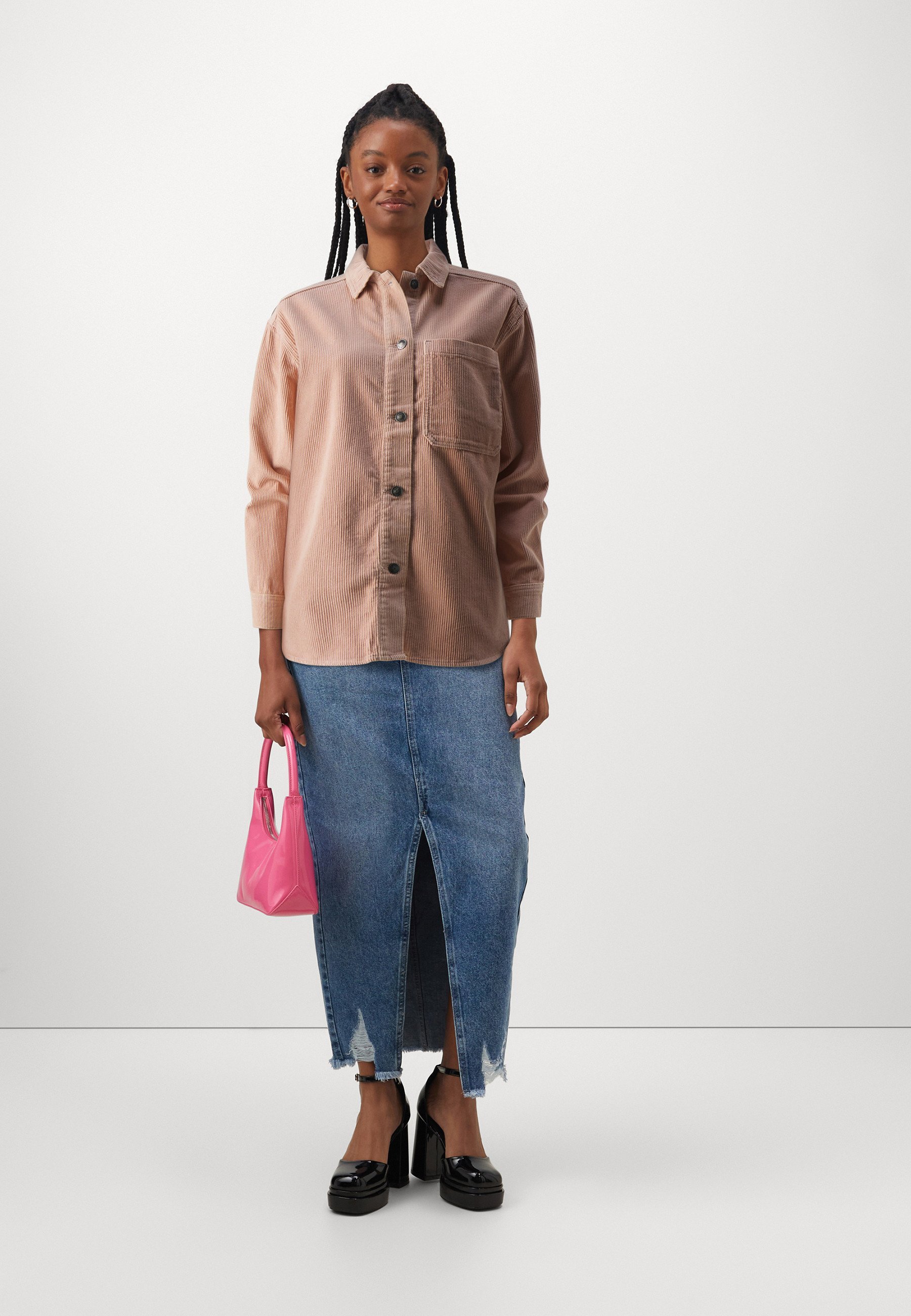 ONLY ONLMARTA SHACKET - Camicia con bottoni - rosa fumo