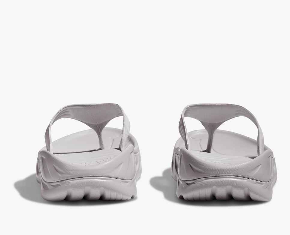 HOKA Ora Recovery Flip 2 Roca Lunar / Blanco