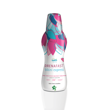 Drenafast Bikini Express raudonųjų vaisių skonio gėrimas 500 ml