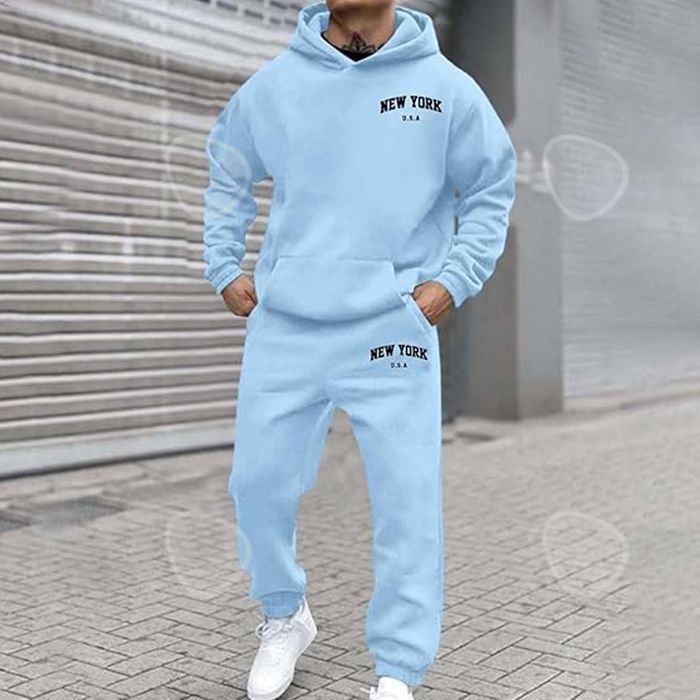 Chándal para hombre talla XL. Ropa deportiva holgada y cómoda, elegante e ideal para actividades deportivas.