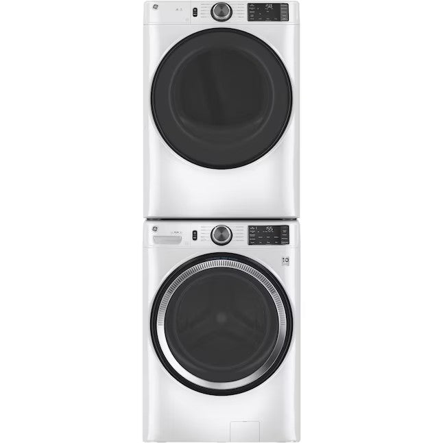 GE UltraFresh Vent System 4.8 cu ft Stapelbare Slimme Voorlader Wasmachine (Wit) ENERGY STAR