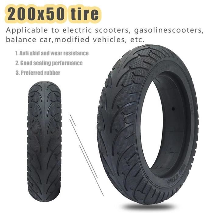 Neumático macizo de alta calidad FOLAYA 200x50 8x2T para hoverboard eléctrico 200x50 8x2T, oferta especial