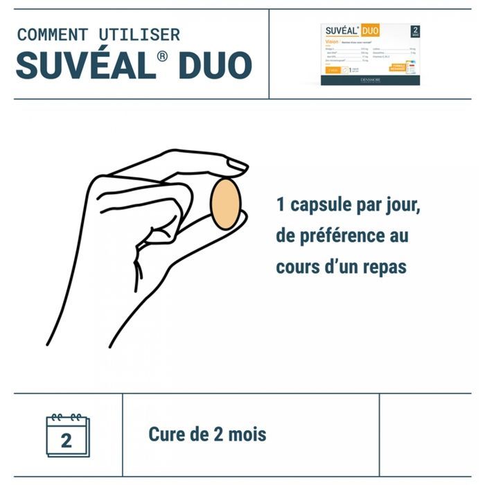 Densmore Suvéal Duo Eco Pack 2 meses 60 cápsulas
