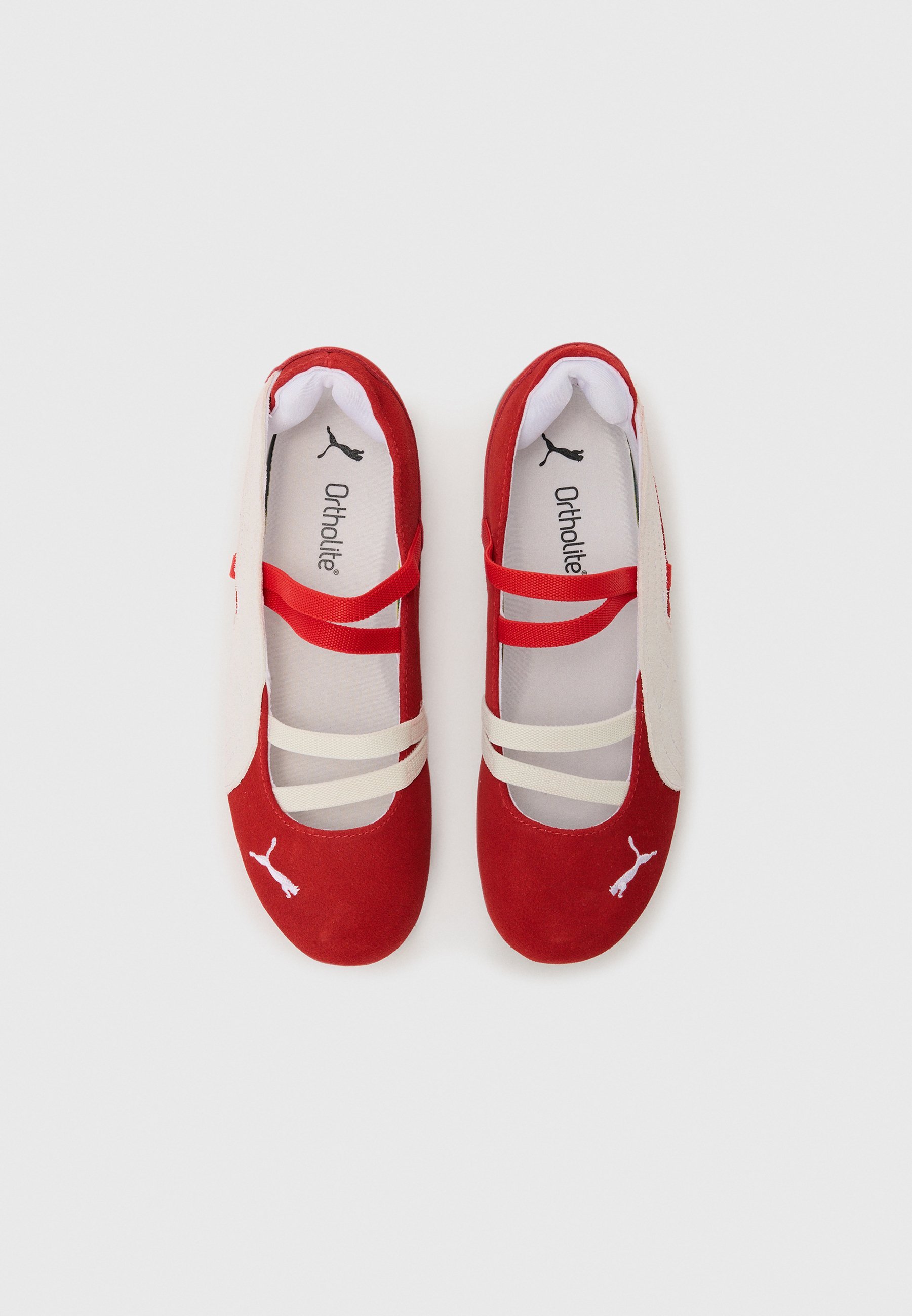 Puma SPEEDCAT - Ballerine - rosso/bianco/nero