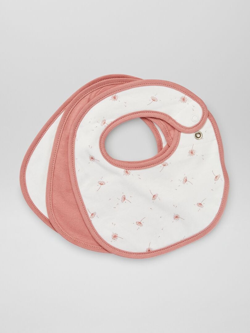 Conjunto de 3 jardineiras de malha - ROSA