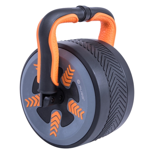 Accesoriu fitness 2 în 1 Roată abdominală / Gantere Pure2 Improve