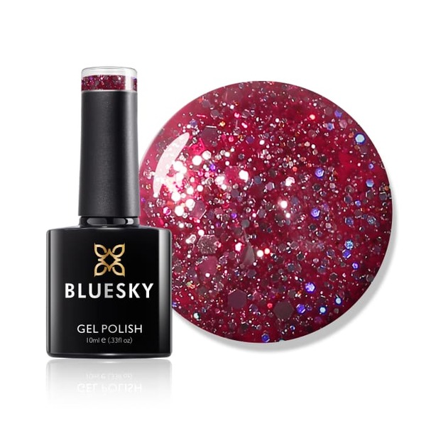 Esmalte em gel Bluesky - Vermelho Merlot