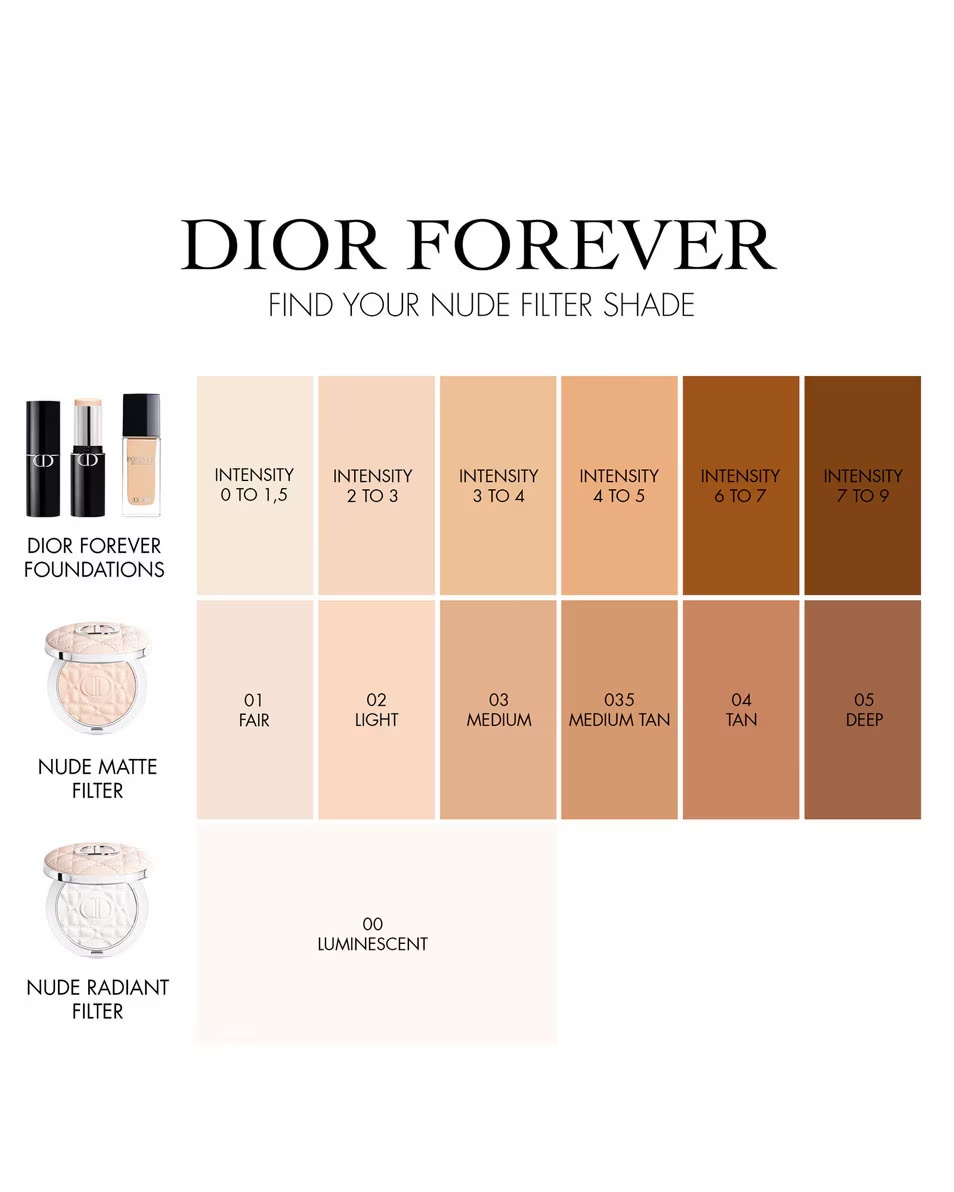 DIOR Dior Forever Nude Matte Filter - Blurring Fixing Powder - spindinti matinė pudra