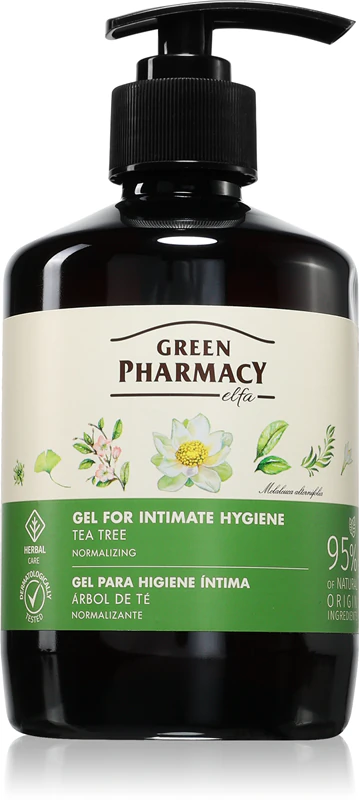 Gél na intímnu hygienu s nechtíkom a čajovníkom Green Pharmacy