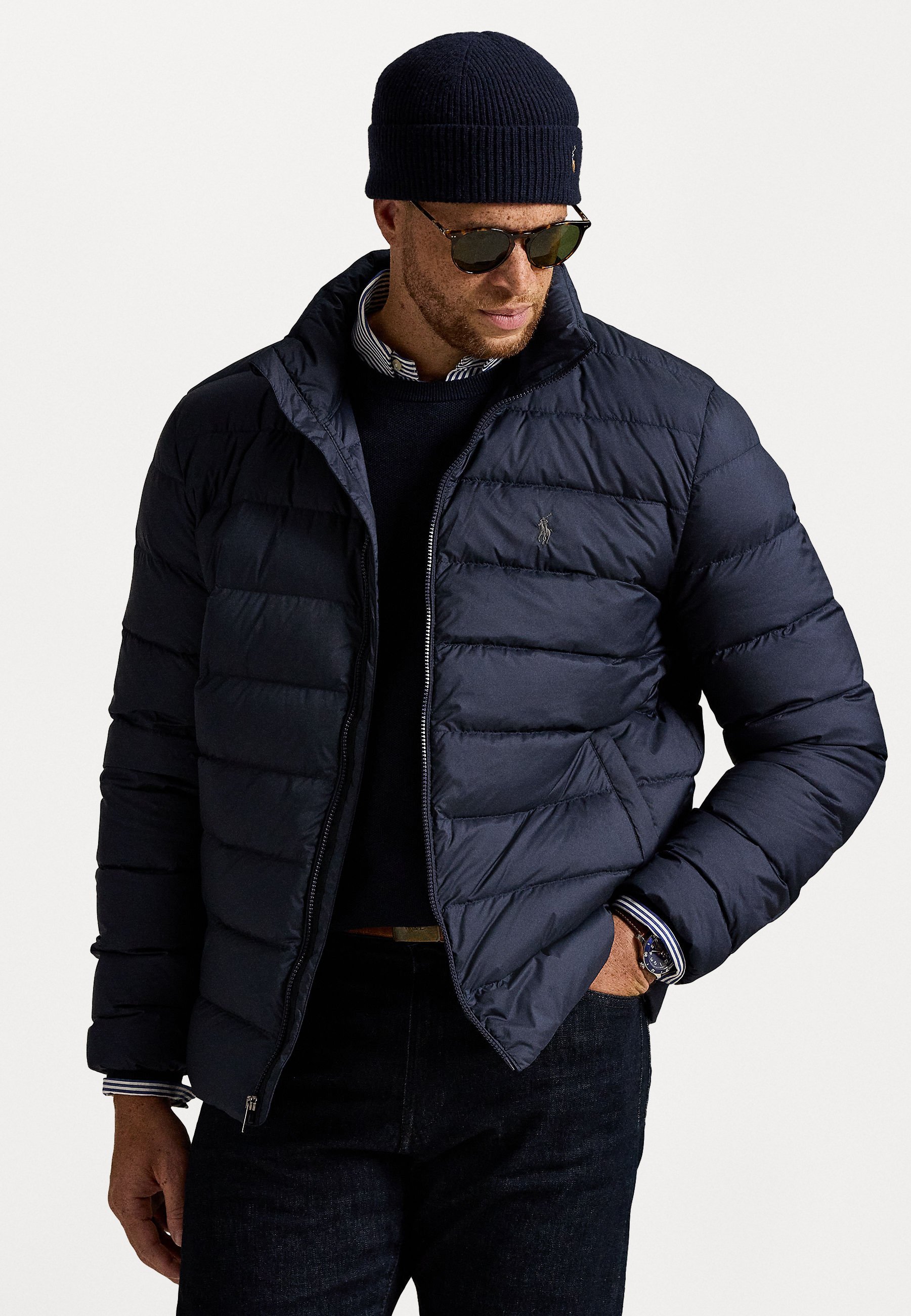 Polo Ralph Lauren Big & Tall THE COLDEN PACKABLE MATTE JACKET - Donsjack - collectie marineblauw