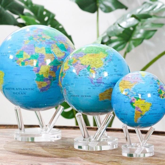 MOVA Globe Blue World Political Map 4.5
