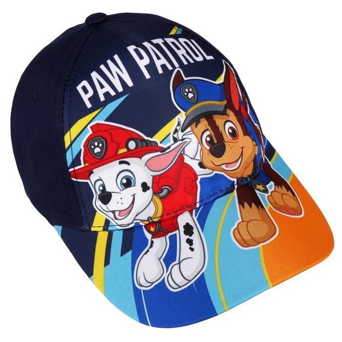 Gorra de béisbol azul marino para niños de Paw Patrol Chase Marshall para verano, gorra de béisbol ajustable 54