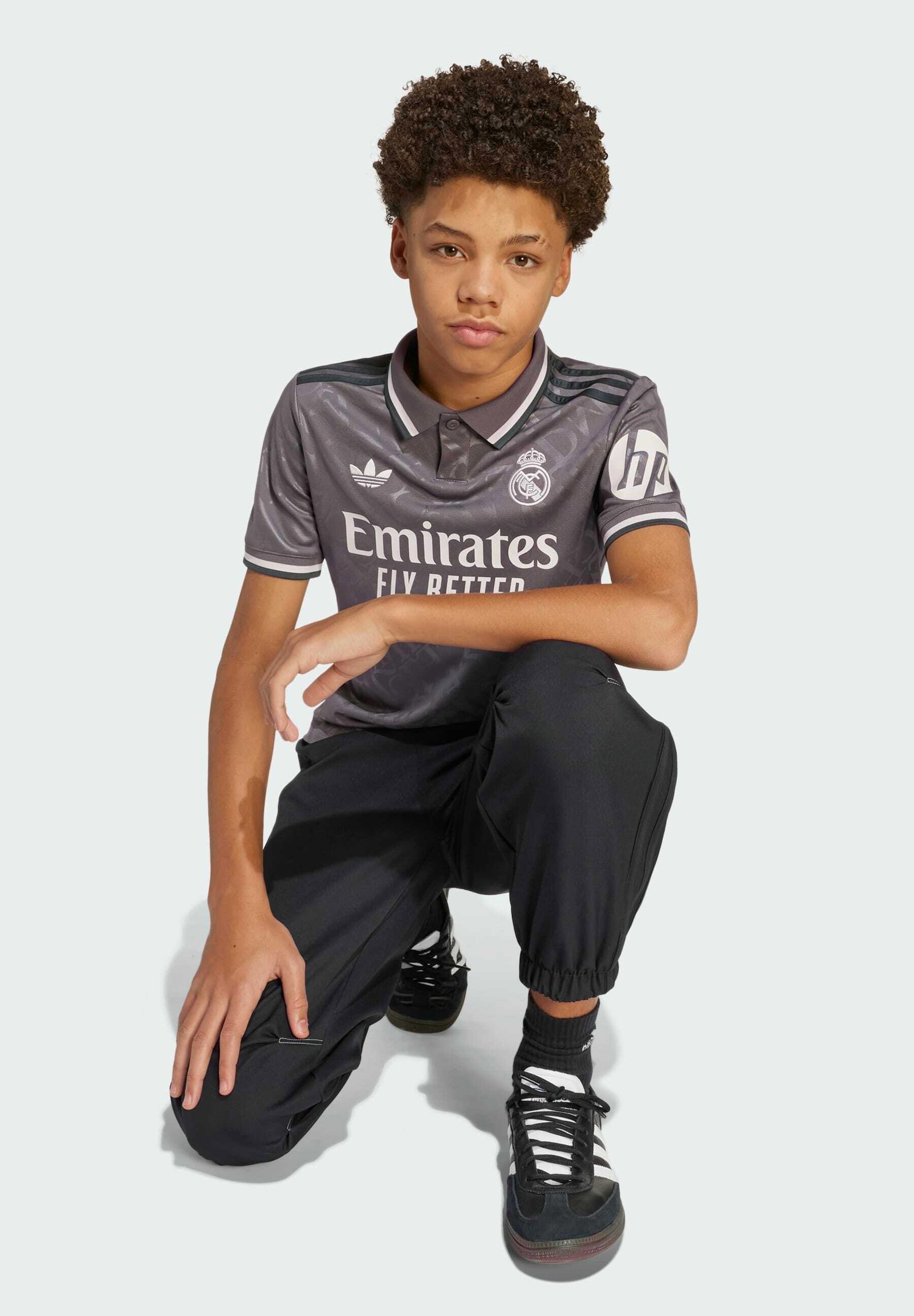 adidas Performance REAL MADRID 24/25 THIRD KIDS - Futbalový dres - antracitová