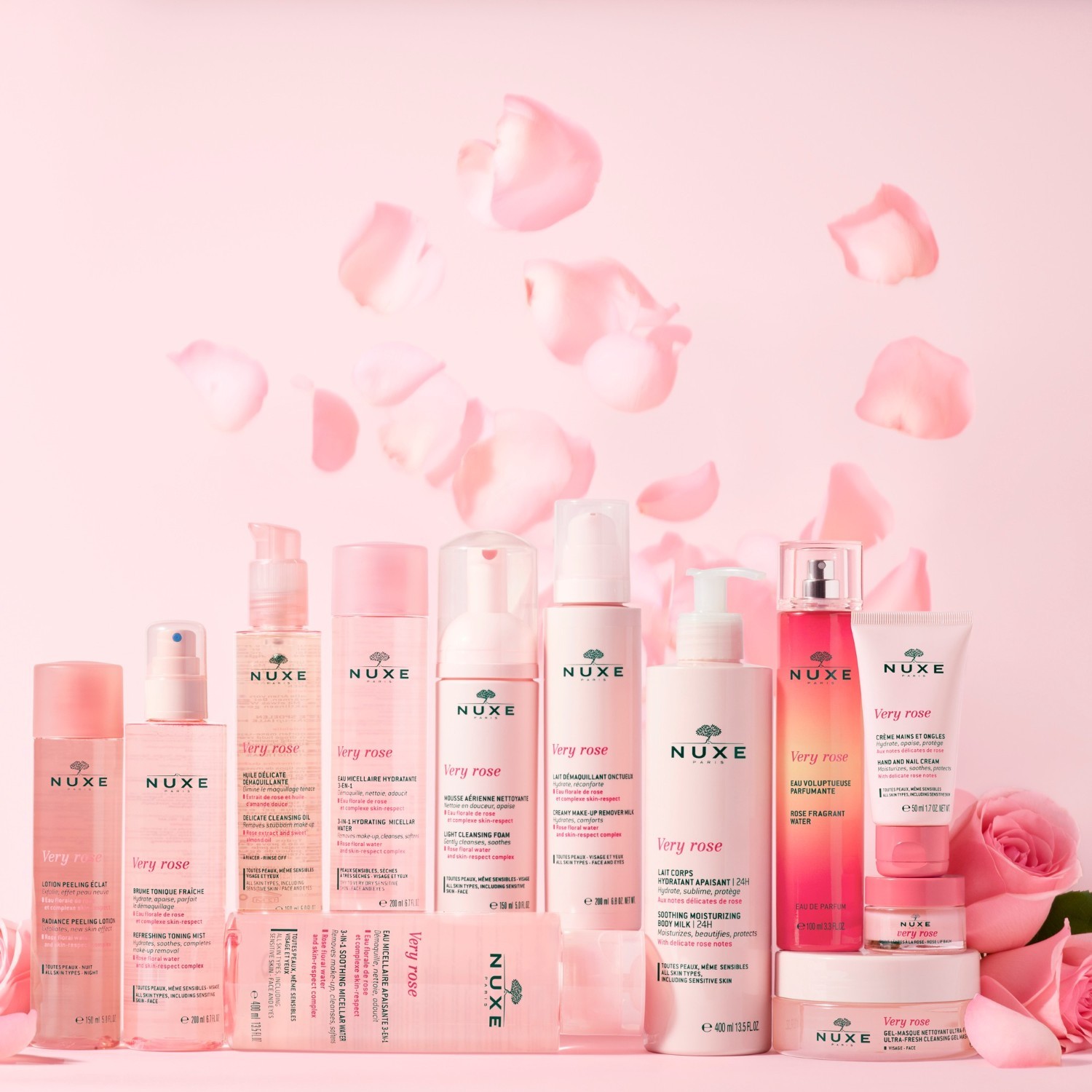 NUXE Upokojujúci sprchový gél Very Rose - 750 ml