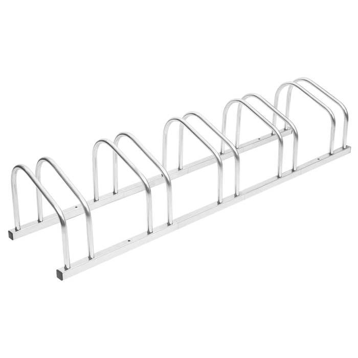 Porte-vélos - HELLOSHOP26 - Support au sol - Acier galvanisé - 5 vélos - 133,5 x 33 x 26 cm