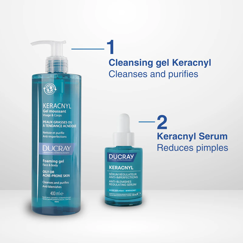 Ducray Keracnyl Crème Serum voor de huid met onvolkomenheden