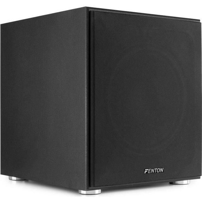 Subwoofer amplificado Fenton SHFS12B - Preto - 12 polegadas - 400 Watts - Bass-reflex