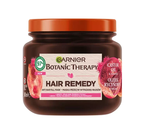 Garnier Botanic Therapy maska do włosów osłabionych z olejkiem rycynowym 340 ml