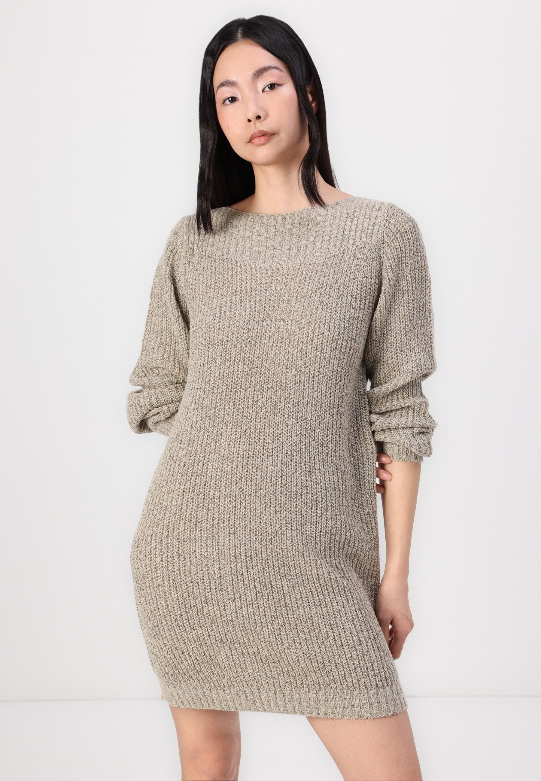 JDY JDYWHITNEY MEGAN BOAT NOOS - Shiftjurk - cement