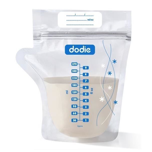 Sacchetti per la conservazione del latte materno Dodie (20 pezzi)
