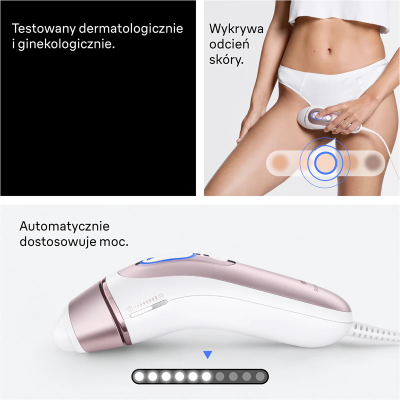 Braun Smart IPL Skin i·expert PL7432: aparelho inteligente de depilação a laser para corpo, rosto, virilha e axilas.