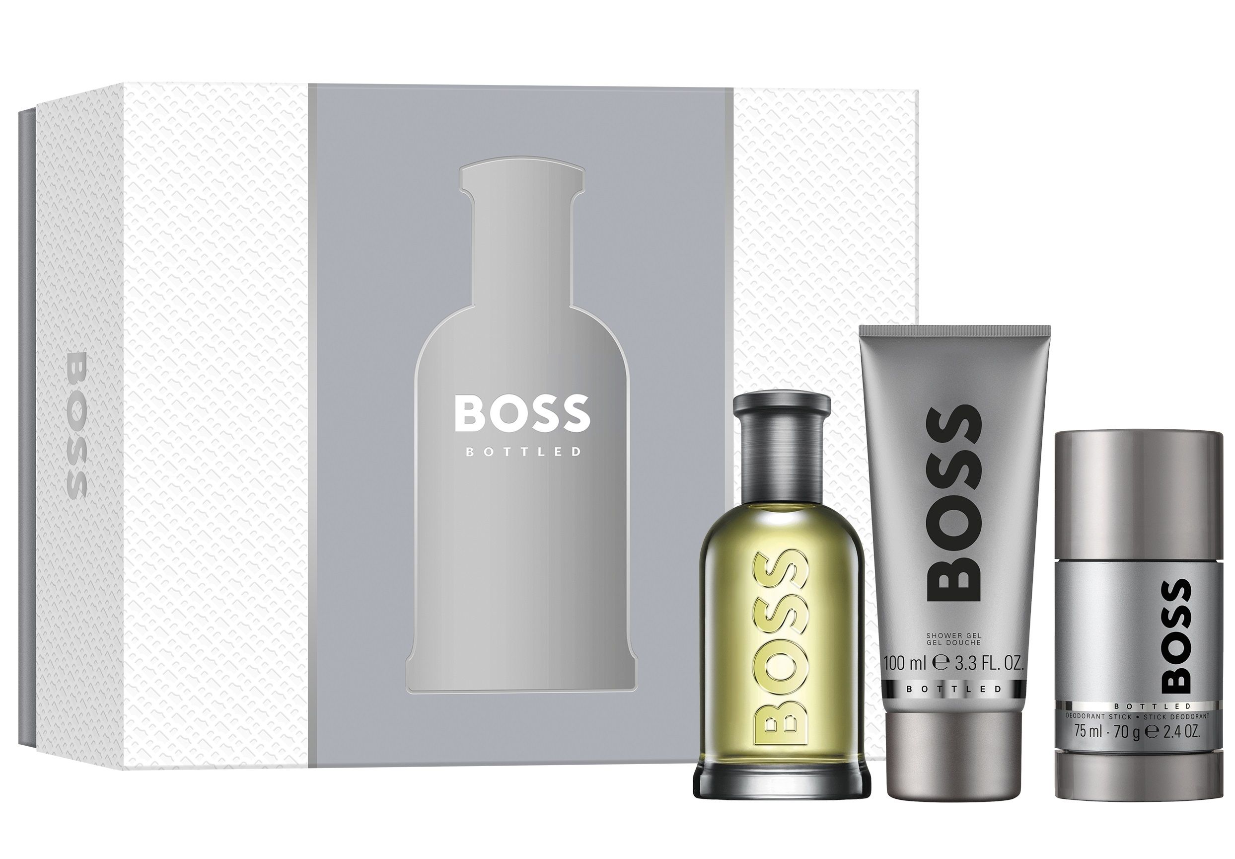 „Boss Bottled“ tualetinio vandens dovanų rinkinys vyrams Vyriškų kvepalų dovanų rinkiniai