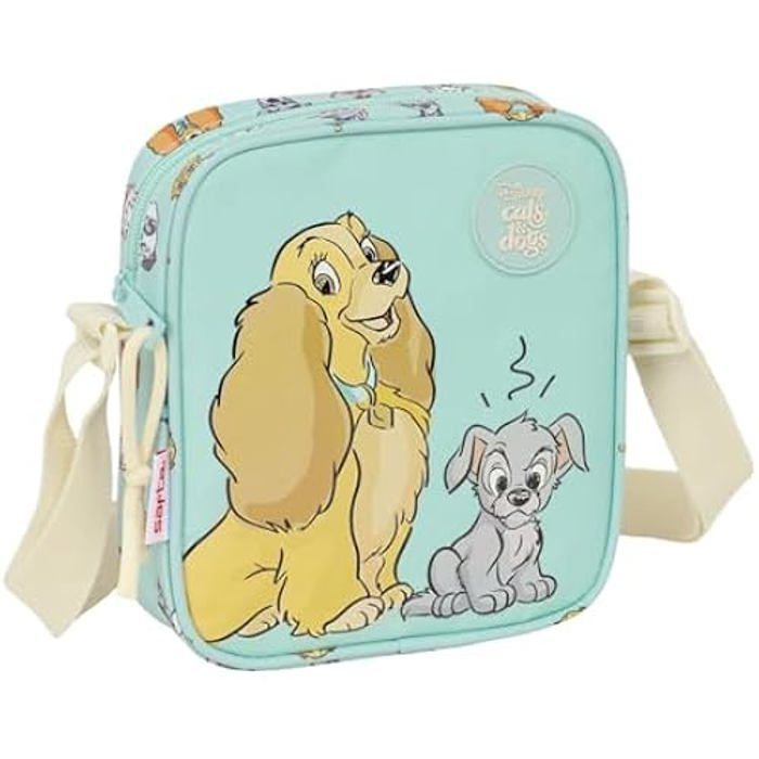 Borsa a tracolla piccola - SAFTA - CANI E GATTI - Comoda - Versatile - Bambini 5-14 anni