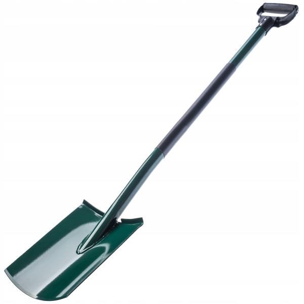 Łopata Szpadel Prosty Metal Trzonek Ergonomiczny