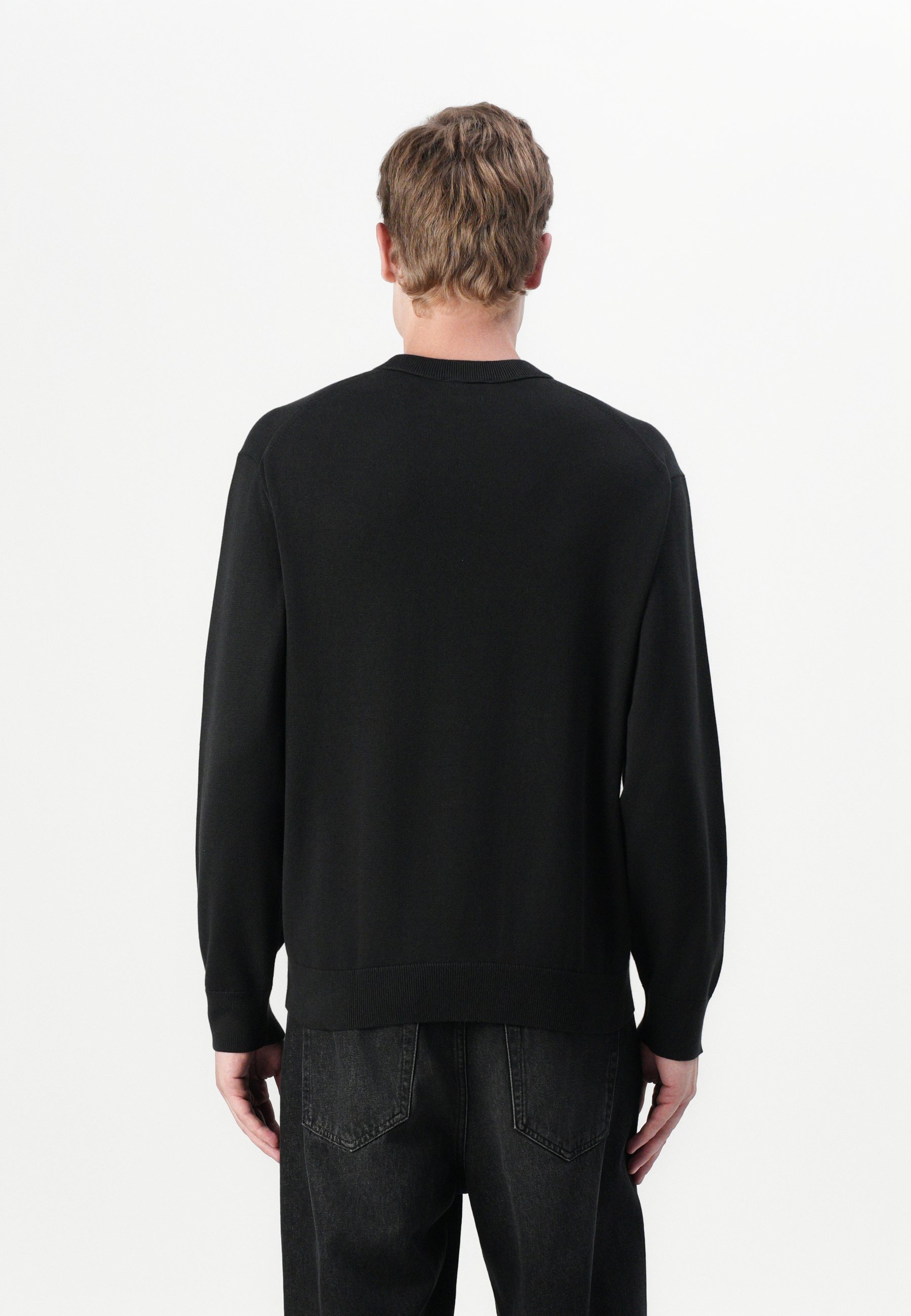 Τζιν Calvin Klein RELAXED - Πουλόβερ - μαύρο