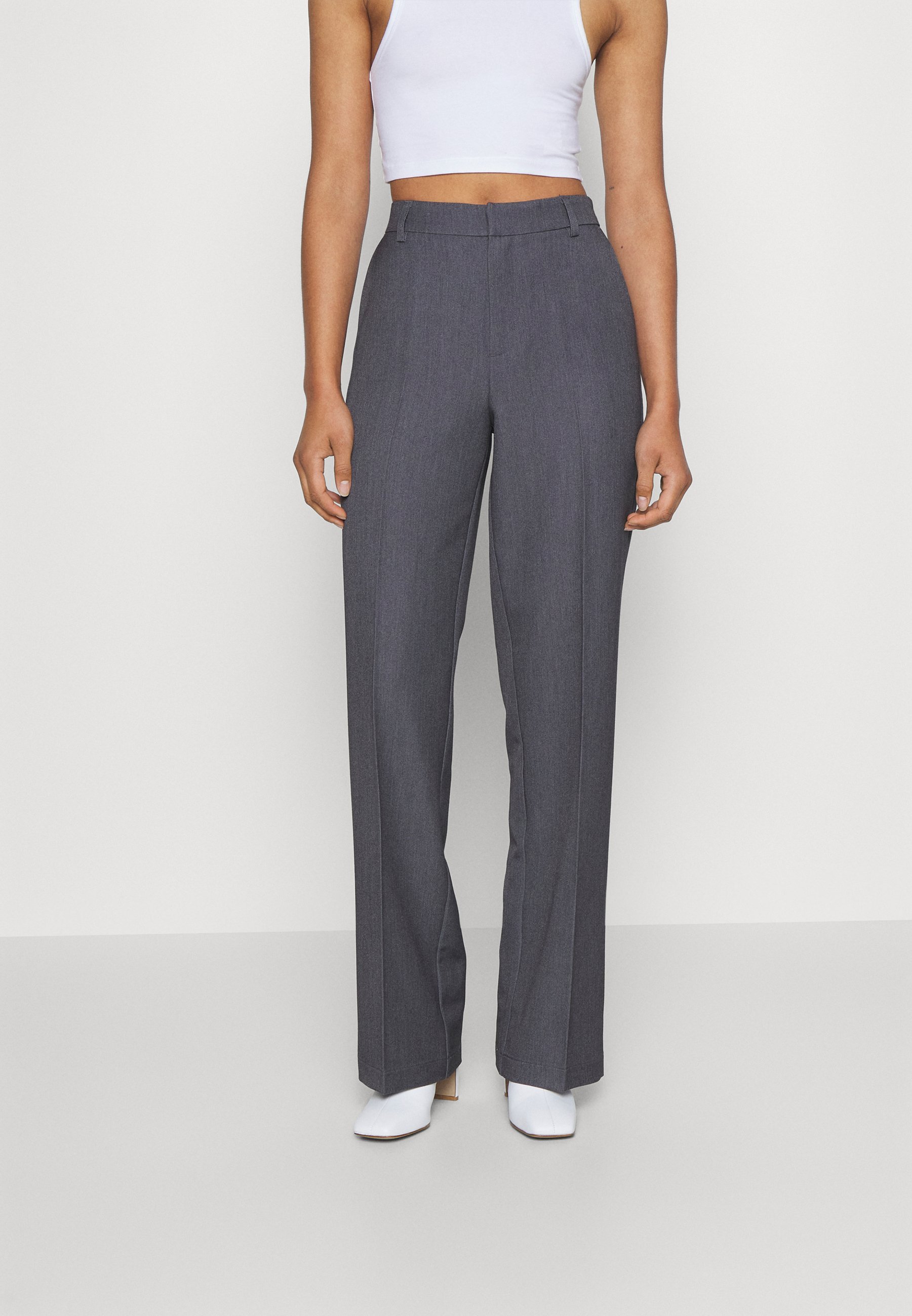 ONLY Tall ONLHATTIE PANT - Broek - donkergrijs