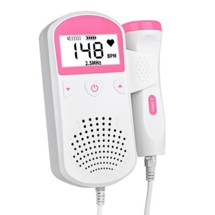BABYMONITOR JL26828 - Foetale Doppler voor thuisgebruik, hartslagmeter voor baby's, prenatale echografie, stethoscoop voor thuisgebruik