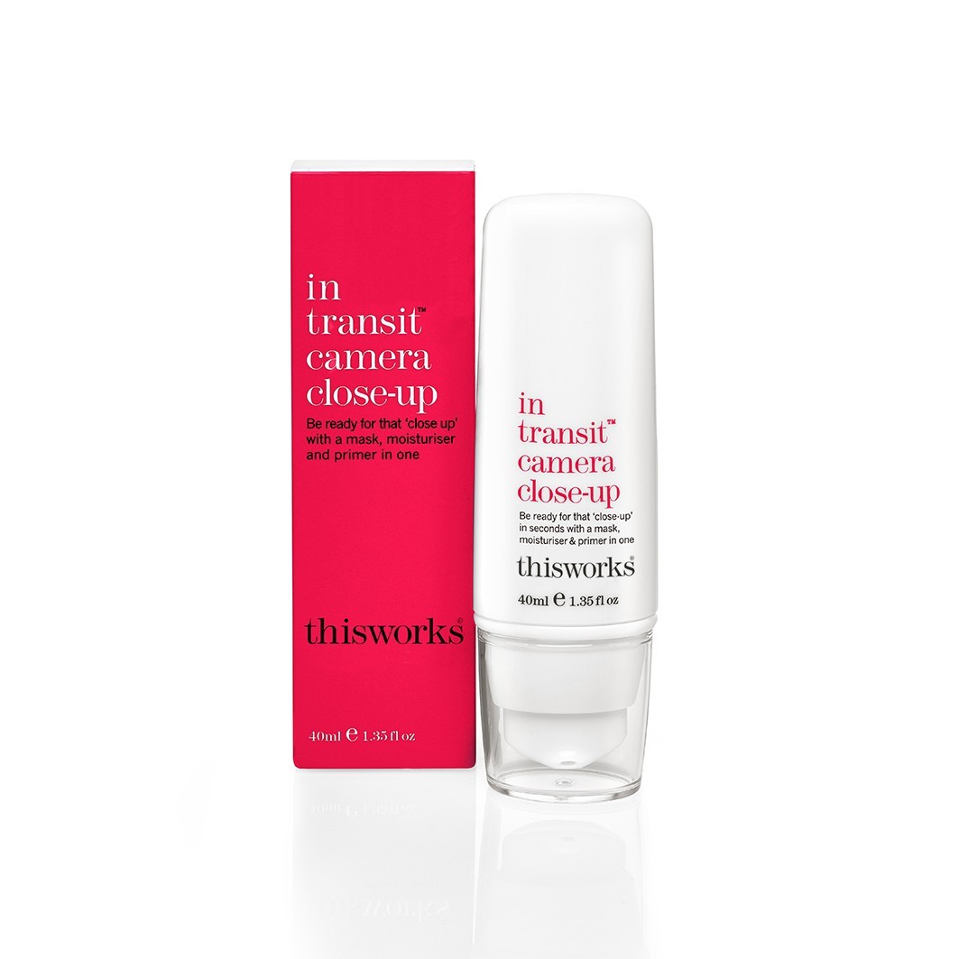 This Works ansiktskräm under transport – närbild av transportkameran – 40 ml