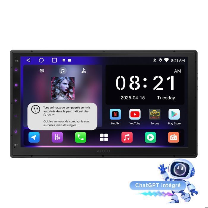 Autoradio ATOTO A5L con touchscreen da 7