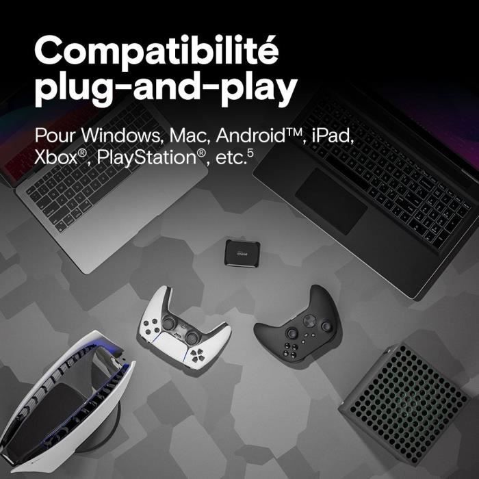 SSD esterno portatile - CRUCIAL - X9 - 2TB - USB-C 3.2 - Compatibile con PC, Mac, PlayStation, Xbox