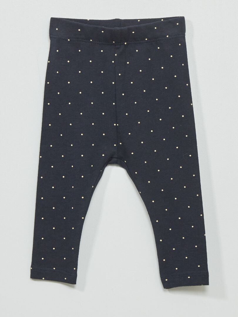 Milieuvriendelijke lange leggings - BLAUW