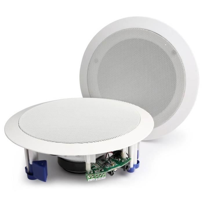 Enceintes plafond amplifiées avec Bluetooth Power Dynamics CSBT65 - 80W