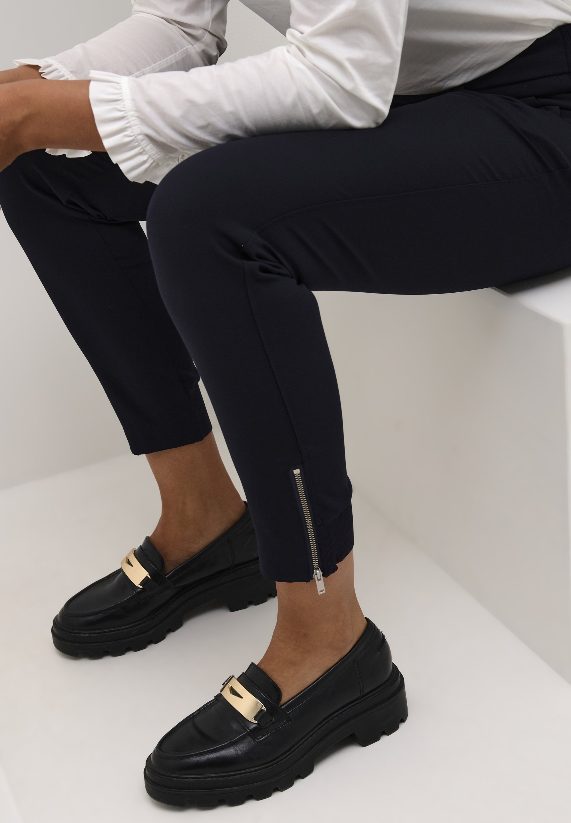 InWear NICA PANTS - Broek - marineblauw