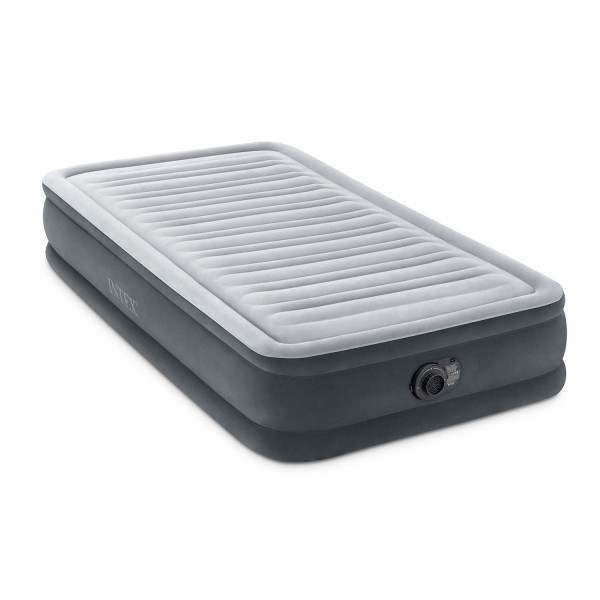 Materac welurowy z pompką Intex 67766ND