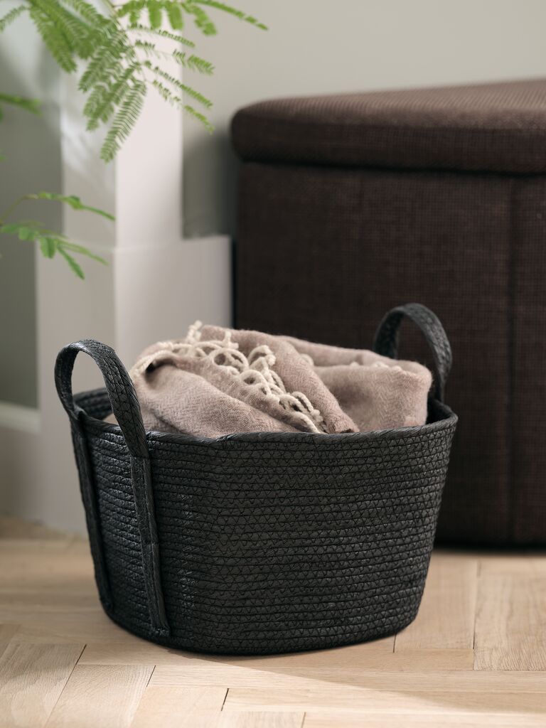 HJALTI Krepšelis HJALTI P30xD30xA20cm juodas